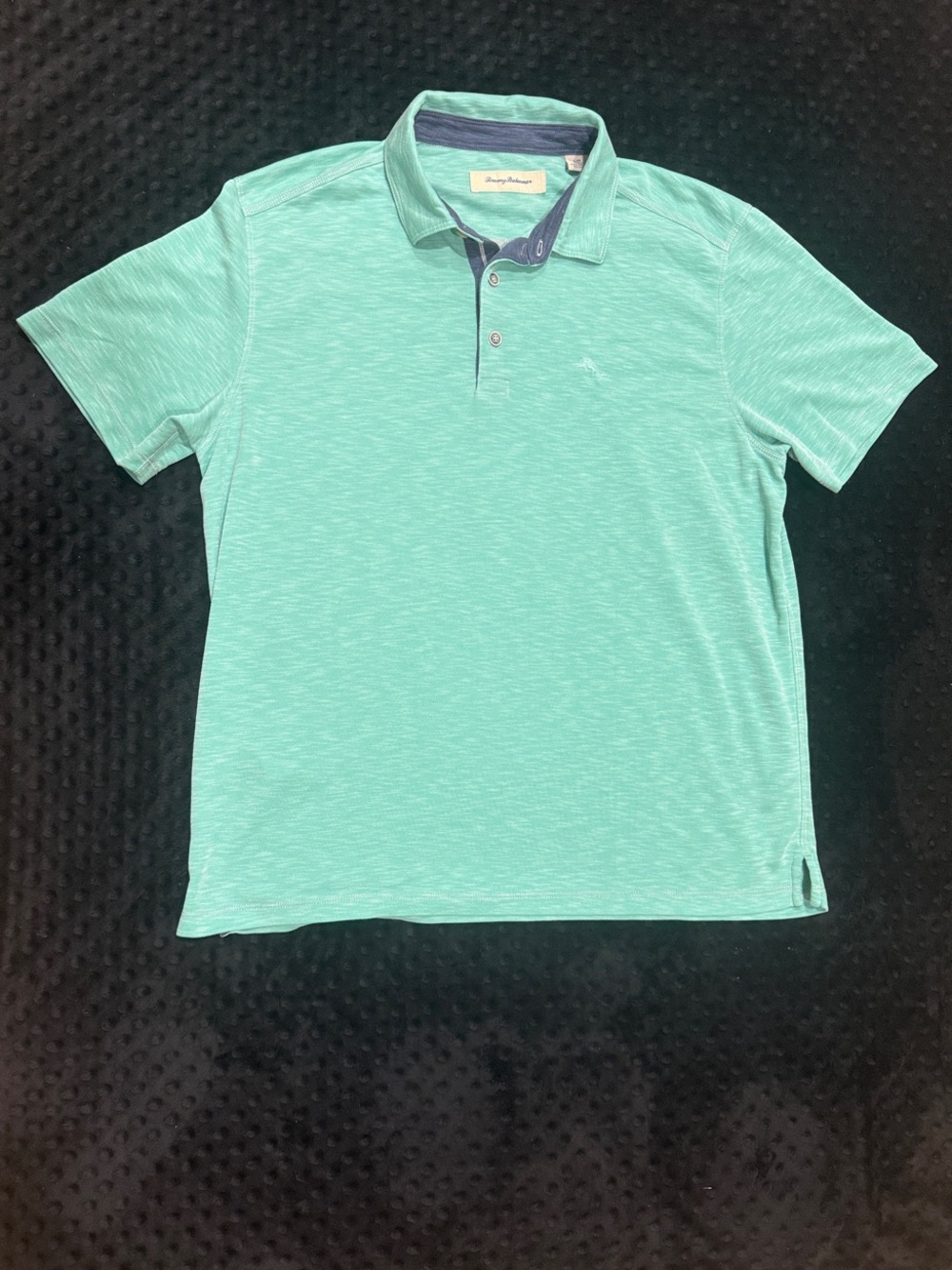 Tommy Bahama Mint Green Heathered Polo size L